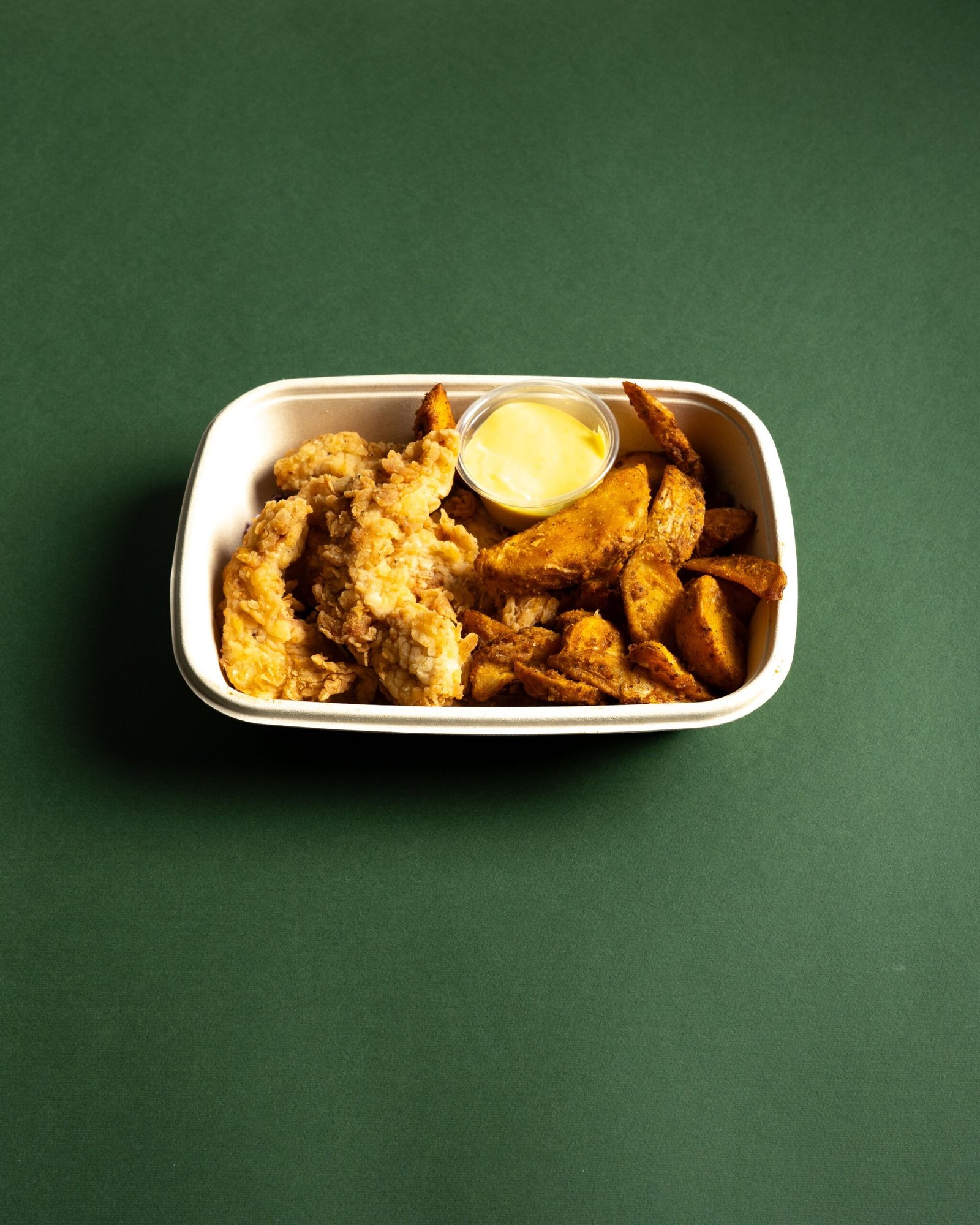 Pollo a la mostaza con pure de batata