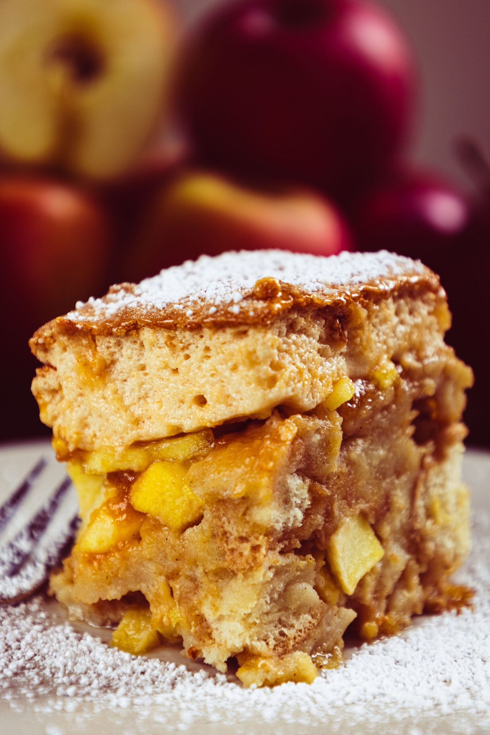 Torta de manzana casera