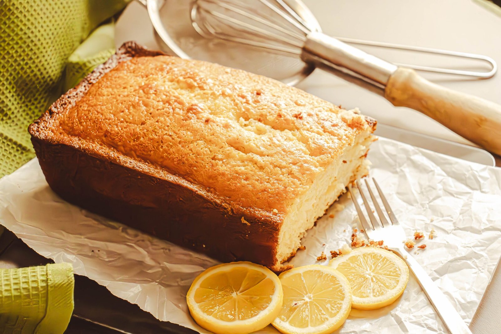 Budin de limon casero